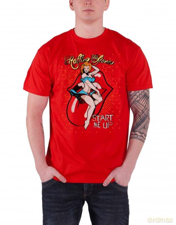 Rolling Stones - The: The Rolling Stones Men's Tee: Start me up (X-Large)
