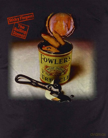 Rolling Stones: The Men's Tee: Sticky Fingers Treacle (Small)