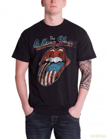 Rolling Stones: The Men's Tee: Tour of America 78 with Back Printing (Large)