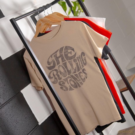 Rolling Stones: The Men's Tee: Vintage 1970s Logo (Large)