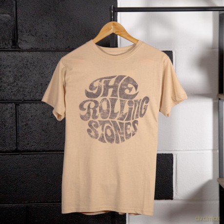 Rolling Stones: The Men's Tee: Vintage 1970s Logo (Large)