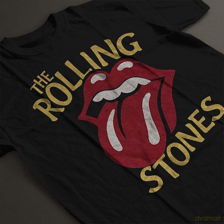 Rolling Stones - The: The Rolling Stones Men's Tee: Vintage Typeface (Small)