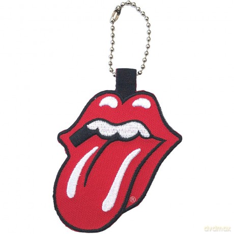 Rolling Stones The: The Rolling Stones Patch Keychain: Classic Tongue (Red)