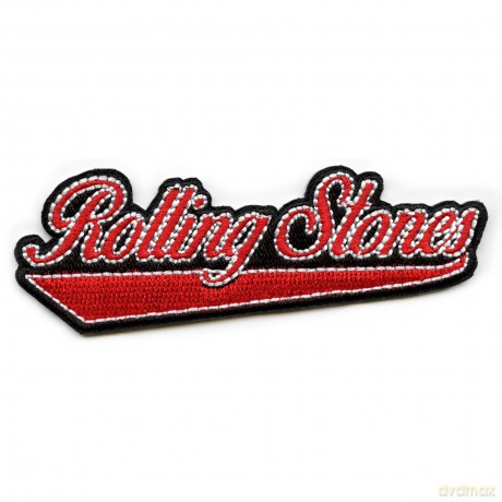 Rolling Stones - The: The Rolling Stones Standard Patch: Baseball Script