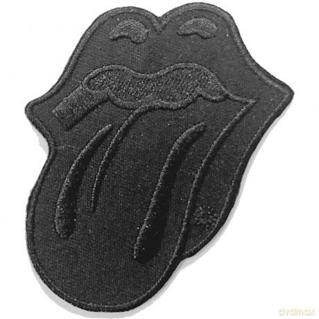 Rolling Stones - The: The Rolling Stones Standard Patch: Classic Tongue Black (Black)