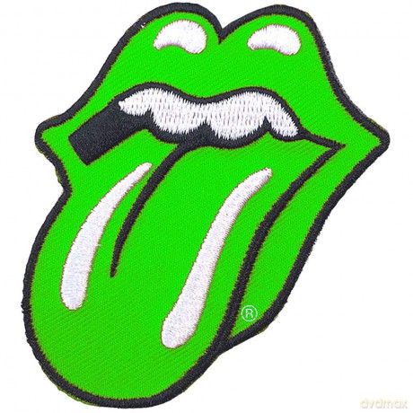 Rolling Stones - The: The Rolling Stones Standard Patch: Classic Tongue Green (Green)