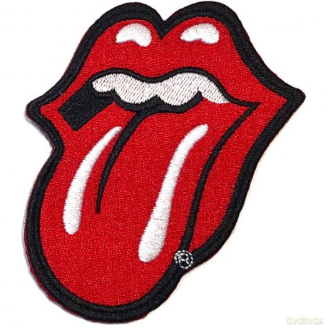Rolling Stones The: The Rolling Stones Standard Patch: Classic Tongue with Iron On Finish