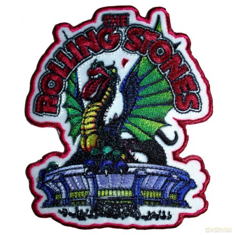 Rolling Stones - The: The Rolling Stones Standard Patch: Dragon Cut-Out