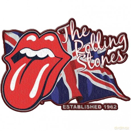 Rolling Stones: The Standard Patch: Lick the Flag with Iron On Finish