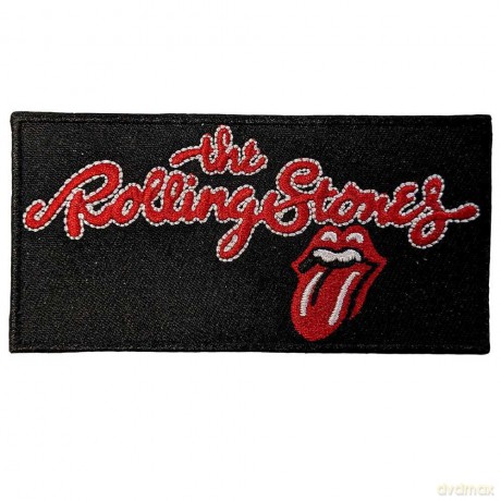 Rolling Stones - The: The Rolling Stones Standard Patch: Script Logo