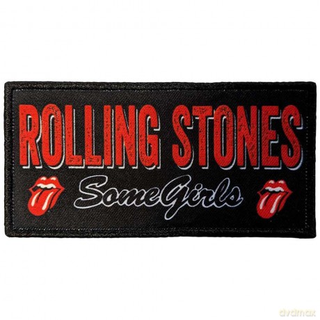 Rolling Stones - The: The Rolling Stones Standard Patch: Some Girls Logo