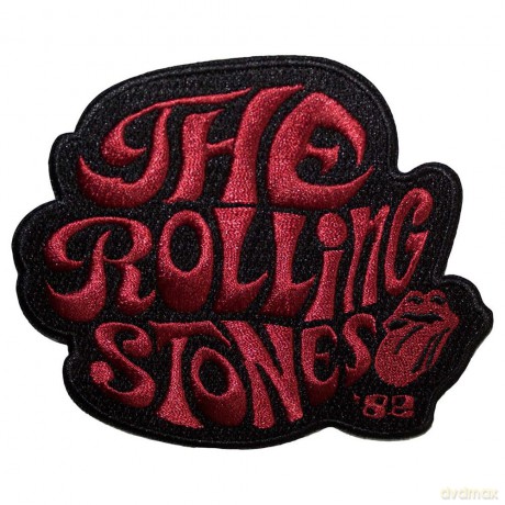 Rolling Stones - The: The Rolling Stones Standard Patch: Swirl Logo '82