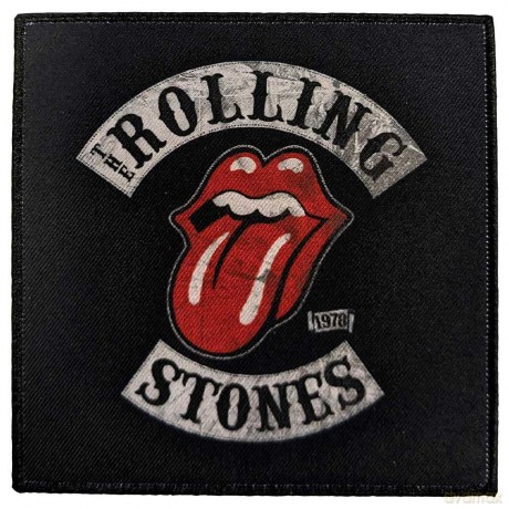 Rolling Stones - The: The Rolling Stones Standard Patch: Tour '78