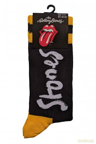 Rolling Stones - The: The Rolling Stones Unisex Ankle Socks: No Filter (Black) (UK Size 7 - 11)