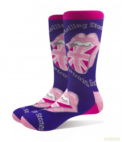 Rolling Stones - The: The Rolling Stones Unisex Ankle Socks: UK Tongue (Purple) (UK Size 7 - 11)
