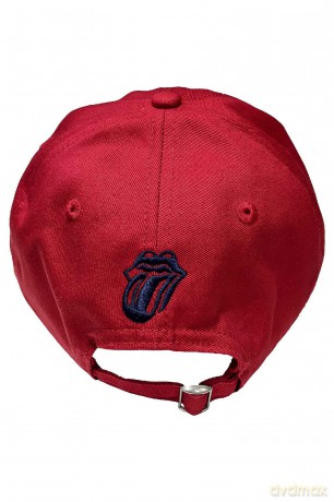 Rolling Stones - The: The Rolling Stones Unisex Baseball Cap: Vintage 70s Logo (Maroon Red)