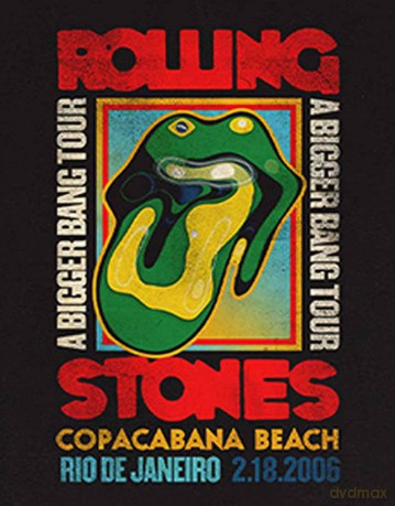 Rolling Stones - The: The Rolling Stones Unisex Long Sleeve T-Shirt: Copacabana Beach (Black) (Medium)
