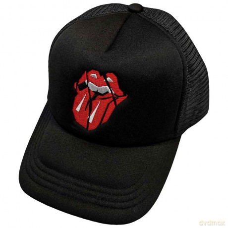 Rolling Stones - The: The Rolling Stones Unisex Mesh Back Cap: Hackney Diamonds Shards Logo (Black)