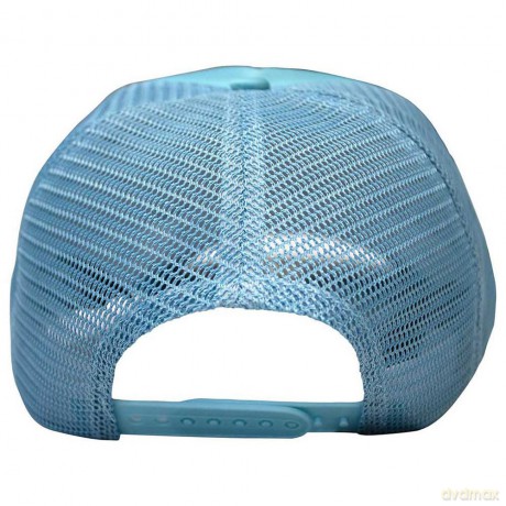 Rolling Stones - The: The Rolling Stones Unisex Mesh Back Cap: Psychedelic Tongue (Light Blue)