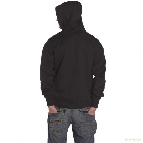 Rolling Stones - The: The Rolling Stones Unisex Pullover Hoodie: Hackney Diamonds Lick (Black) (X-Large)