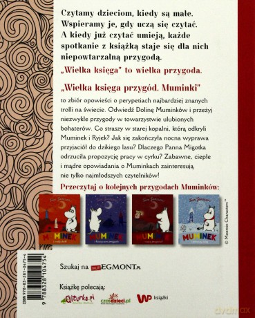 Muminki Wielka Księga Przygód - Harald Sonesson [KSIĄŻKA]