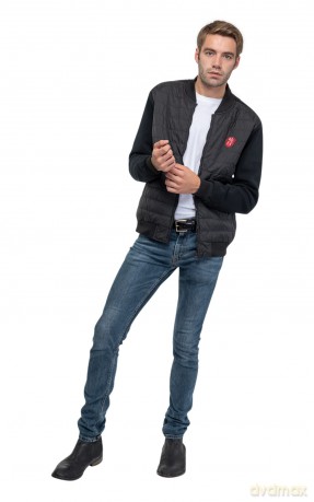 Rolling Stones - The: The Rolling Stones Unisex Quilted Jacket: Classic Tongue (Medium)