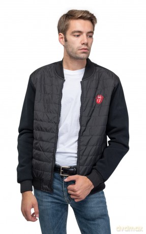 Rolling Stones - The: The Rolling Stones Unisex Quilted Jacket: Classic Tongue (XX-Large)