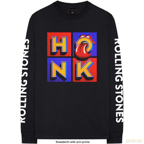 Rolling Stones - The: The Rolling Stones Unisex Sweatshirt: Honk Album/Sleeves (Sleeve Print) (Large)