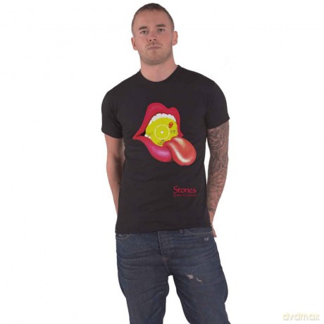 Rolling Stones - The: The Rolling Stones Unisex T-Shirt: Angie - Goats Head Soup (Black) (Small)