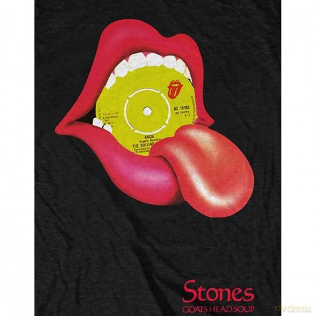 Rolling Stones - The: The Rolling Stones Unisex T-Shirt: Angie - Goats Head Soup (Black) (XX-Large)