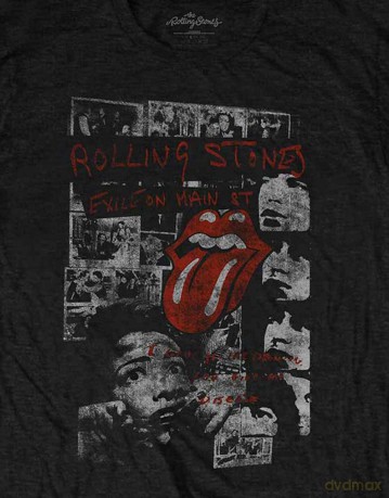 Rolling Stones - The: The Rolling Stones Unisex T-Shirt: Elite Faded (Black) (Medium)