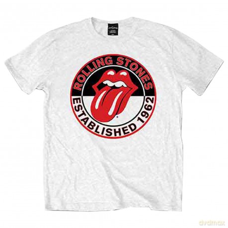 Rolling Stones - The: The Rolling Stones Unisex T-Shirt: Est. 1962 (White) (XXX-Large)