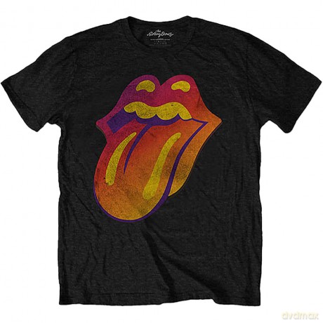 Rolling Stones - The: The Rolling Stones Unisex T-Shirt: Ghost Town Distressed (Black) (Back Print) (Small)