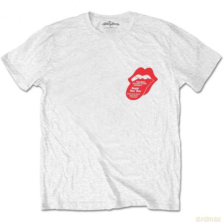 Rolling Stones - The: The Rolling Stones Unisex T-Shirt: Goat Head Soup Tracklist (White) (Back Print) (Medium)