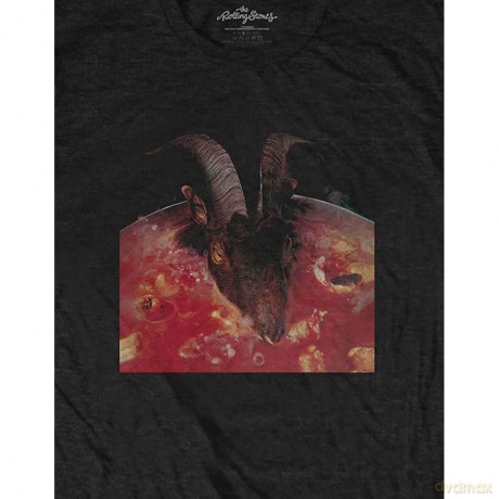 Rolling Stones - The: The Rolling Stones Unisex T-Shirt: Goats Head Soup (Grey) (Sleeve Print) (XX-Large)