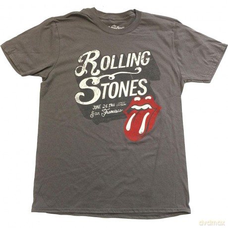 Rolling Stones - The: The Rolling Stones Unisex T-Shirt: Goats Head Soup with Logo (Black) (Medium)