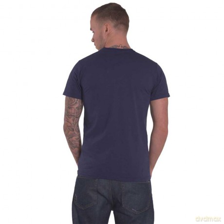 Rolling Stones - The: The Rolling Stones Unisex T-Shirt: Hackney Diamonds Explosion (Navy Blue) (Small)