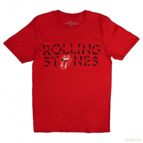 Rolling Stones - The: The Rolling Stones Unisex T-Shirt: Hackney Diamonds Shard Logo (Red) (XX-Large)
