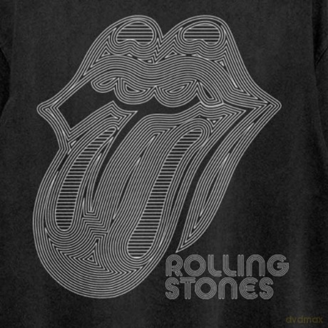 Rolling Stones - The: The Rolling Stones Unisex T-Shirt: Holographic Tongue (Black) (Small)
