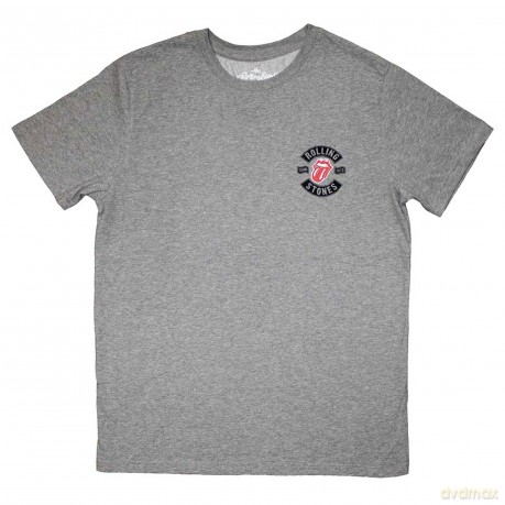 Rolling Stones - The: The Rolling Stones Unisex T-Shirt: Mini Tour '78 Logo (Grey) (Large)