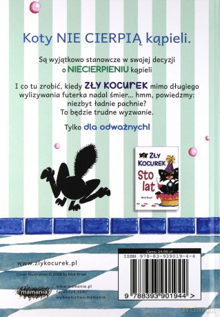 Kąpiel Zły Kocurek - Nick Bruel [KSIĄŻKA]
