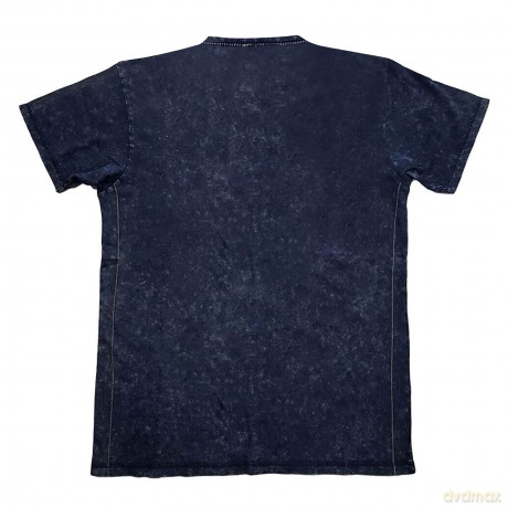 Rolling Stones - The: The Rolling Stones Unisex T-Shirt: NYC '75 (Navy Blue) (Wash Collection) (XX-Large)
