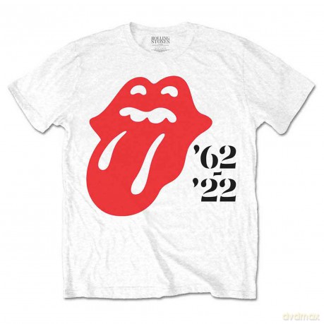 Rolling Stones - The: The Rolling Stones Unisex T-Shirt: Sixty '62 - '22 (White) (XX-Large)