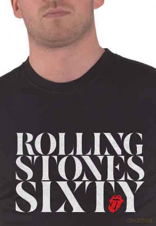 Rolling Stones - The: The Rolling Stones Unisex T-Shirt: Sixty Chic (Black) (Small)