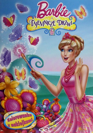 Barbie i Tajemnicze Drzwi Kolorowanka z Naklejkami [KSIĄŻKA]