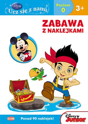 Disney Junior Zabawa z Naklejkami Poziom 0 [KSIĄŻKA]