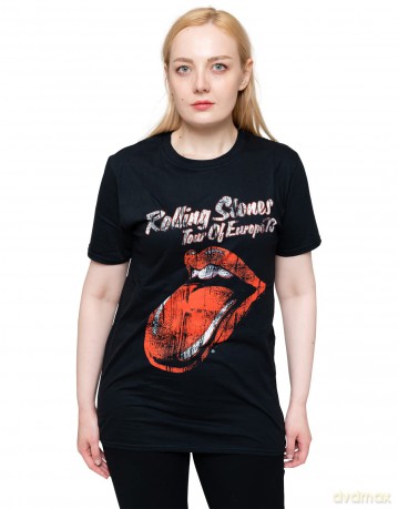 Rolling Stones - The: The Rolling Stones Unisex Tee: 73 Tour (Medium)
