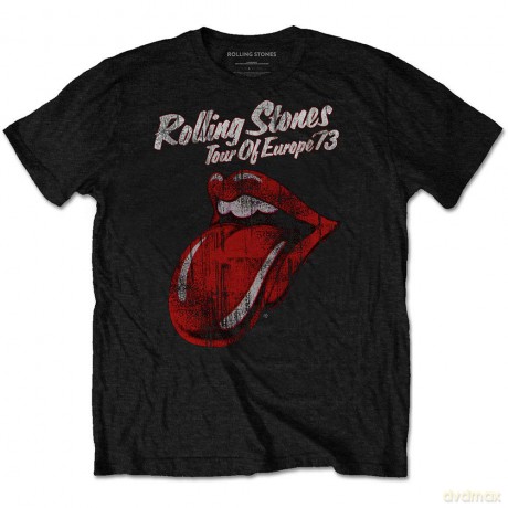 Rolling Stones - The: The Rolling Stones Unisex Tee: 73 Tour (Small)