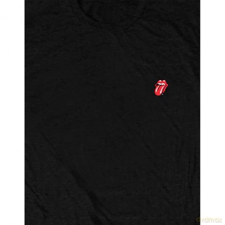 Rolling Stones - The: The Rolling Stones Unisex Tee: Classic Tongue (Back Print/Retail Pack) (Medium)