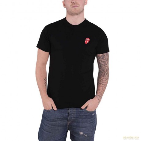 Rolling Stones - The: The Rolling Stones Unisex Tee: Classic Tongue (Back Print/Retail Pack) (Small)